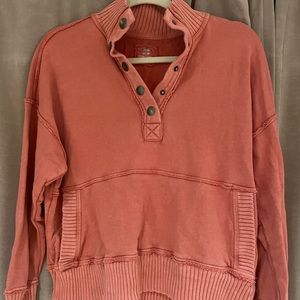 Coral comfy Aerie sweatshirt